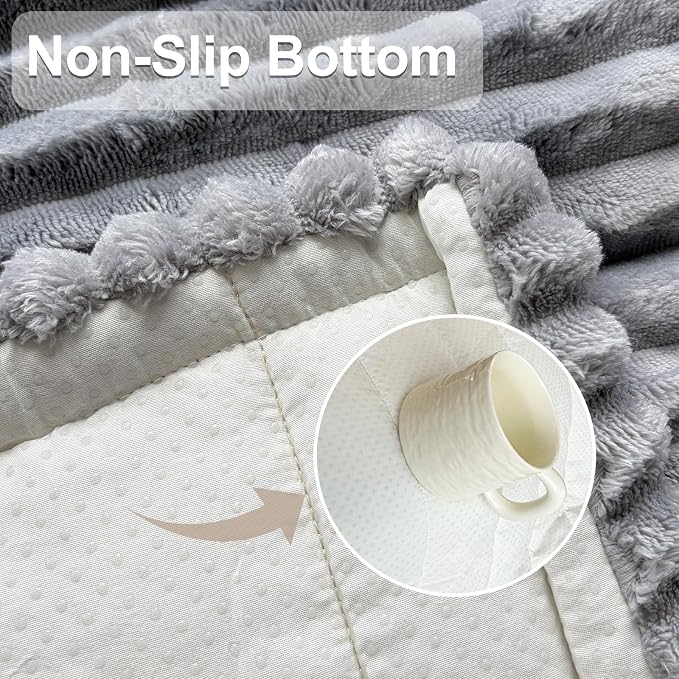 NAISI Pet Couch Covers for Sofa with Thick Filling and Non-Slip Bottom Sectional Sofa Covers Washable Friendly for Pets(1pc/27.5"x 70.8",Light Grey) - Image 4