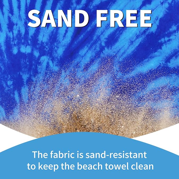 Microfiber Beach Towel Oversized 71x32 Multiple with Bag 6 Pack Bulk | Thin Lightweight Sand Free Absorbent Quick Dry Large for Travel Pool Swim Bath Cruise Sports Camping Essentials Adults Gifts - Image 5