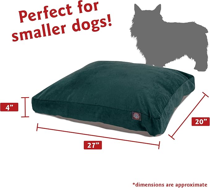 Majestic Pet Villa Rectangle Dog Bed Washable – Non Slip Comfy Pet Bed – Crate Bed with Removable Washable Cover – Kennel Bed for Sleeping, Polyester Fiber, Small, Marine - Image 3