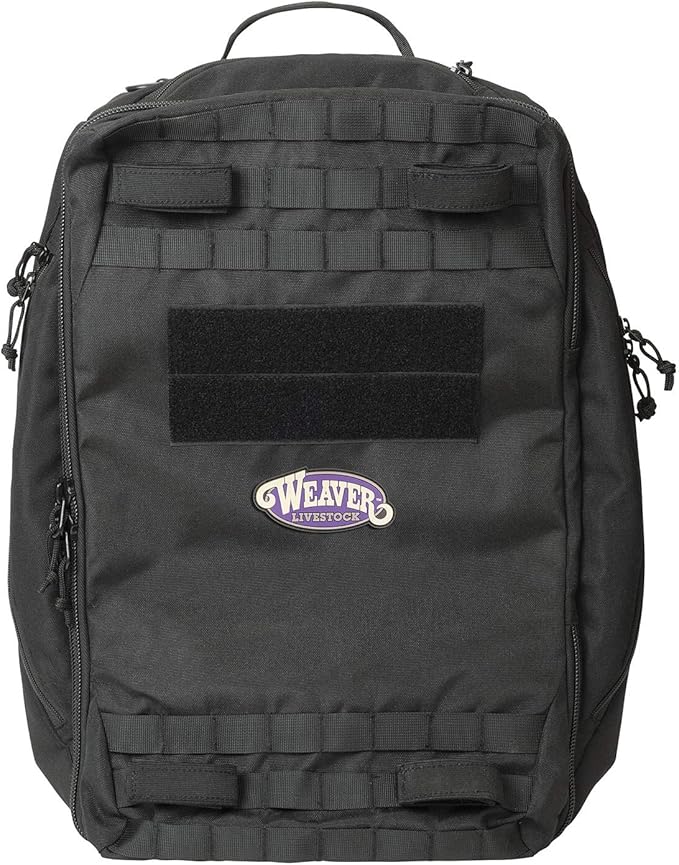 Weaver Leather Livestock Clipper 1,000-Denier Ripstop Backpack, Black, 69931-00 by Unknown