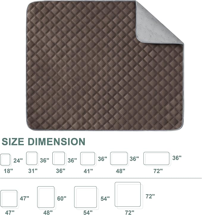Eterish Reusable Washable Pee Pads for Dogs Large/Extra Large 36'' x 41'' 2 Pack, Absorbent Pet Puppy Dog Training Pads Non-Slip, Waterproof Whelping Potty Pads for Dogs Leak-Proof - Image 7