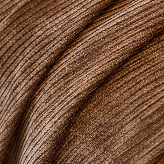 VClife Vintage Pumpkin Striped Couch Cover with Tassel, 71" X 118" | Soft Thick Chenille Couch Covers for 2 Cushion Couch Sofa, Washable Sofa Covers for Sectional Sofa, Fade & Shrink Resistant - Image 8