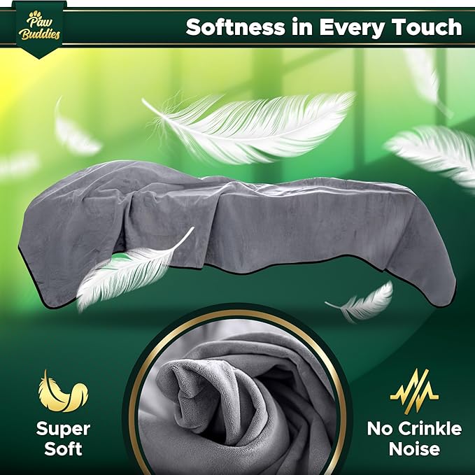 Paw Buddies Premium Waterproof Blanket 80"x90" Velvet-Feel Reversible Throw – Leakproof, Machine Washable Bed & Sofa King Size Protector for Couples, Pets & Travel + Bonus Small Blanket - Image 3