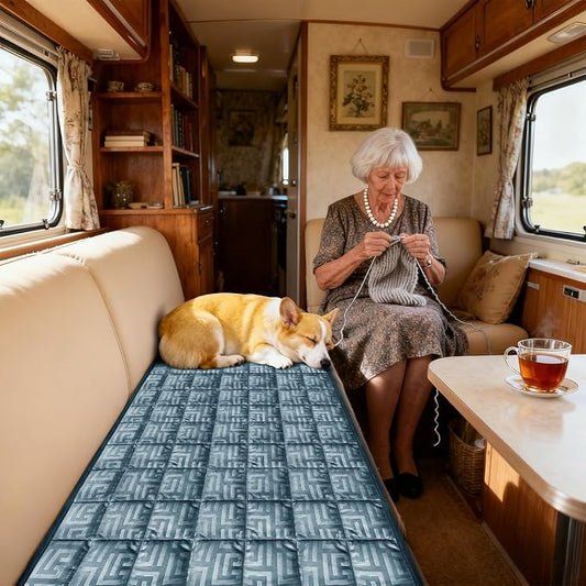 Paw Cart Couch Cover Caravan Quilted Sofa Topper Greek Key Pattern Washable Non Slip Soft Pet Protector for Any Type of Couch (Dark Teal,W 83“ x D 28” 1 Piece) by ZYXFYY