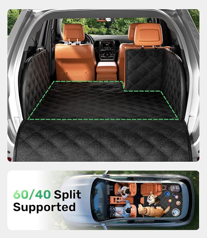 Zanch SUV Cargo Liner for Dogs, 3D Protection, Padded Sides & Bumper Flap | Waterproof, Durable, and Resistant to Scratches and Chewing; Easy to Install, Fold, Store, Wipe Clean, or Machine Wash. - Image 2