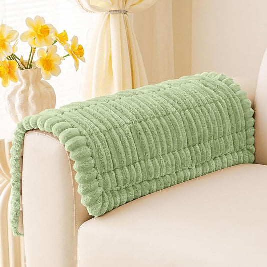 hyha Couch Cover for Dogs, Washable Non Slip Plush Flannel Sofa Protector | Thick Flannel, Silicone Anti-Slip Backing, Pet Hair & Scratch Protection, Fits Sofa & Loveseat (27.6" x 27.6") by hyha