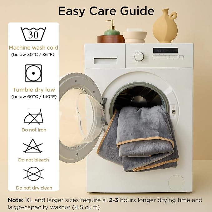 Bedsure Waterproof Dog Blankets for Large Dogs Sherpa Fleece Throw, 50X60 | Washable Soft Plush Pet Cat Blanket for Couch Cover, Reversible Cozy Calming Furniture Protector Warm for Senior Dogs,Brown - Image 8