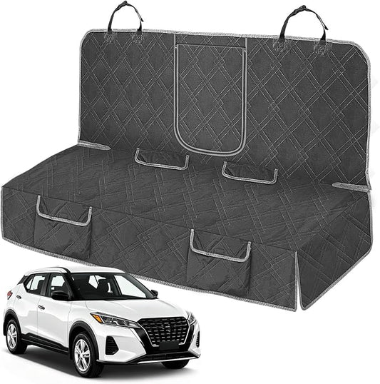 Dog Car Seat Cover Fit for 2018-2026 Nissan Kicks | Waterproof Pet Bench Seat Cover for Back Seat, 600D Heavy Duty Scratch Proof Nonslip Truck Seat Covers for Dogs by Kistrba