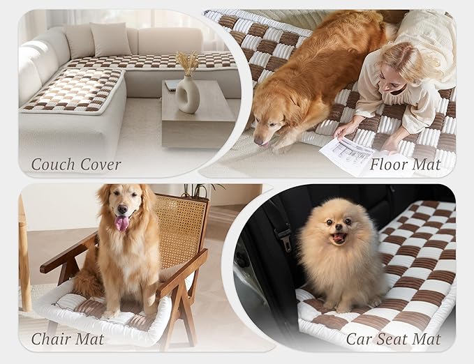 Couch Cushion Cover for dogs Sofa Cover Washable Pet Love Seat Couch Covers for Sofa Slipcovers Couch Protector Blanket for Dogs Sofa Cushion Covers for Pets Washable Pad Blue 70x210cm/27.6x82.7in - Image 7