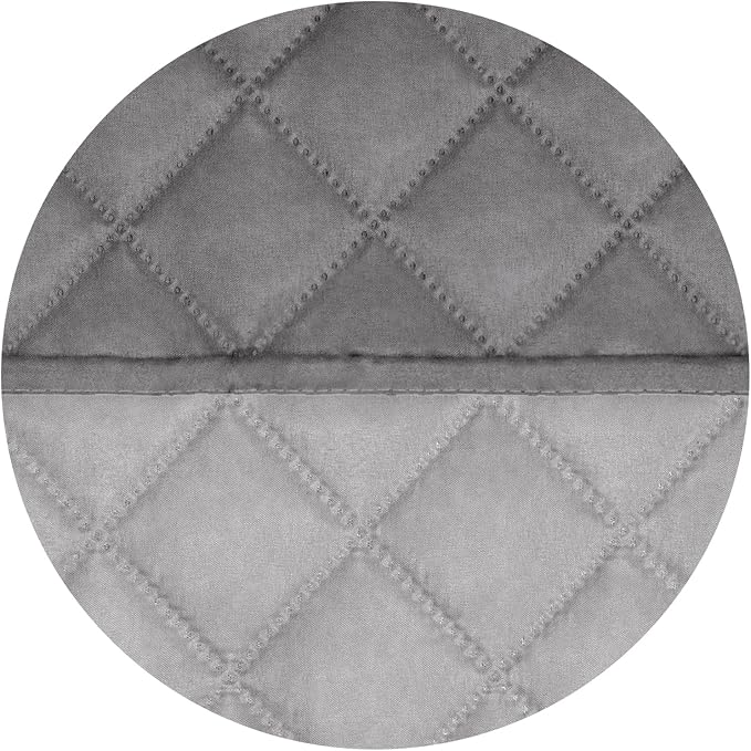 PureFit Reversible Quilted Sofa Cover Dog Couch Covers for Sofa, 28 in | Gray/Light Gray, Water Resistant Couch Protector, Washable Pet Couch Cover with Non Slip and Elastic Straps For Kids - Image 5