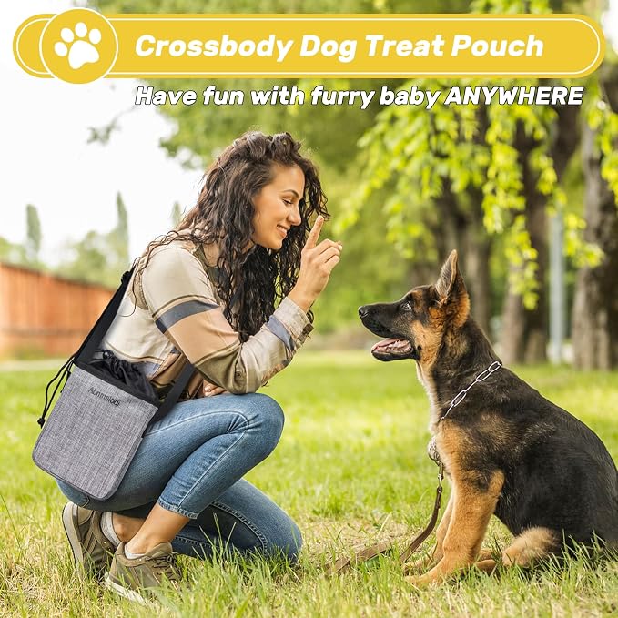 Mancro 6 Set Dog Travel Bag, Large Pet Travel Bag for Supplies Includes 2 Food Containers, 1 Travel Organizer for Dogs, 2 Collapsible Bowls, 1 Treat Pouch - Image 6