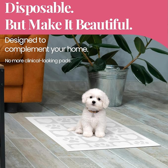 Pupiboo Disposable Dog and Cat Training Pads (100 Count) – 23x23 in Highly Absorbent Pee Pads, Leak Proof Backing, Pheromonal Attractant for Housebreaking and Indoor Potty Training - Image 6