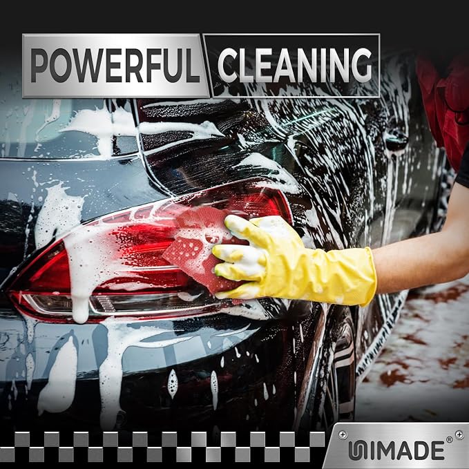UNIMADE Shop Towels, 400 Pack Commercial Grade Work Rags Microfiber Towels | for Cars Cleaning Rag Bulk Detailing Cloth for Automotive Bar Mechanic Restaurant Garage Housekeeping, 11.5"x 11.5", Red - Image 4