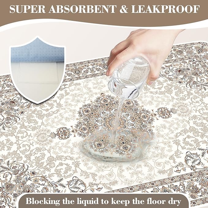 Dogcator Washable Pee Pads for Dogs, 2 Pack Reusable Puppy Training Pads. 36''x48'' Super Absorbent Dog Rugs, Non-Slip and Leakproof Pee Mat for Dogs, Whelping Pads for Crates and Floors - Image 3