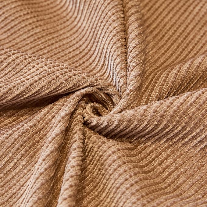 Brown Boho Couch Covers for Sofa Washable for 3 Cushion Couch,71''X134'' | Chenille Furniture Protector Sofa Couch Cover for Dogs, Soft Breathable Sofa Slipcover, Couch Throw Blankets with Tassels - Image 9