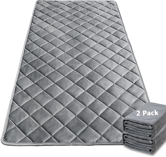 Guinea Pig Bedding, 2 Pack 59x31IN Thickened Fleece Cage Liner, Super Absorbent & Odor Control & Washable & Reusable Guinea Pig Liner for C&C 2X4 Cage, Pee Pad Mat for Small Animal, Rabbit, Bunny by cimiycob