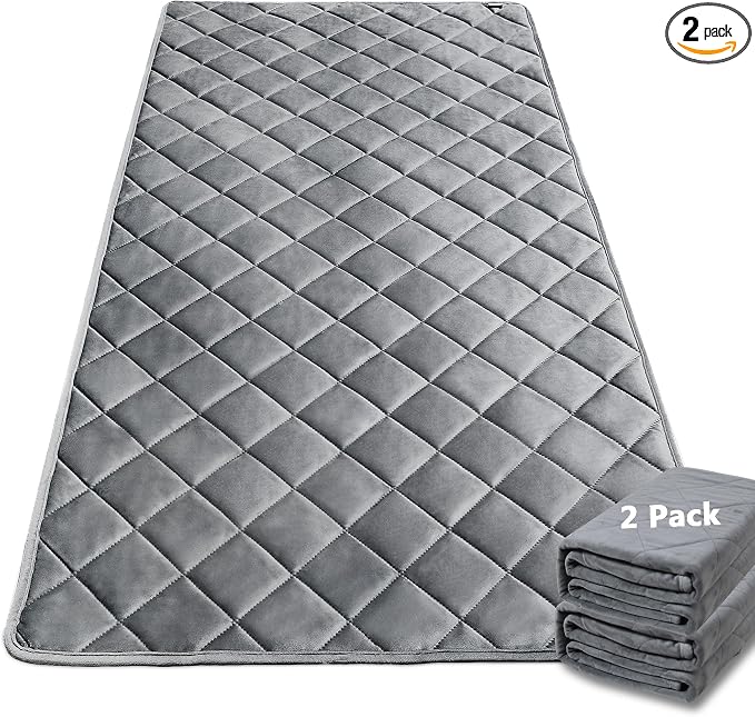 Guinea Pig Bedding, 2 Pack 59x31IN Fleece Cage Liner, Super Absorbent & Odor Control & Washable & Reusable Guinea Pig Liner for C&C 2X4 Cage, Pee Pad Mat for Small Animal, Rabbit, Bunny by cimiycob