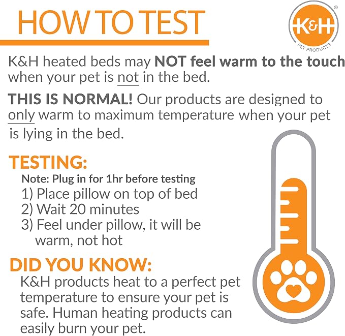 K&H Pet Products Thermo-Indoor Pet House Heated Cat Bed for Dogs and Cats Cottage Design 16 X 15 X 14 Inches - Image 5
