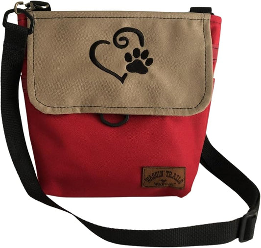 WoofPack Dog Walking Bag Hands-Free Crossbody/Fanny Pack with Odor-Control Poop Bag Holder & Storage for Essentials by WagginTrailsWoofPack