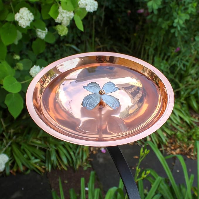 Achla designs Dogwood Birdbath with Rail Mount Bracket - Image 4