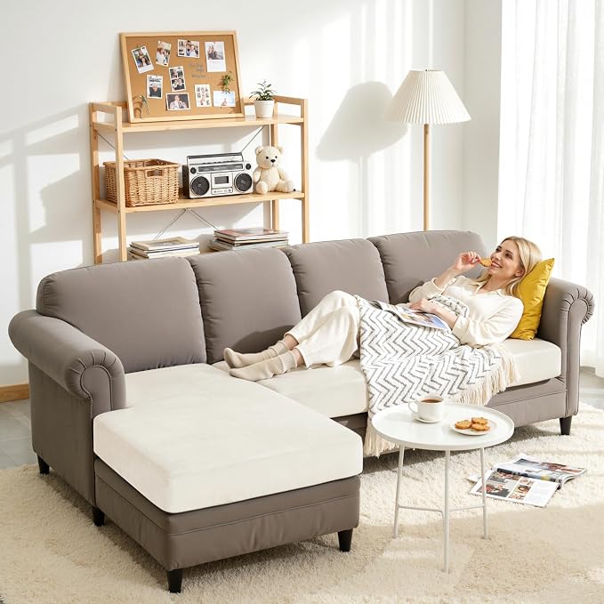 CHUN YI Velvet Couch Cushion Covers, 3PC Water Resistant Sofa Cushion Covers, Individual Seat Cushion Protector Slipcovers for Kids Pets (3 Pack, Ivory White) - Image 5