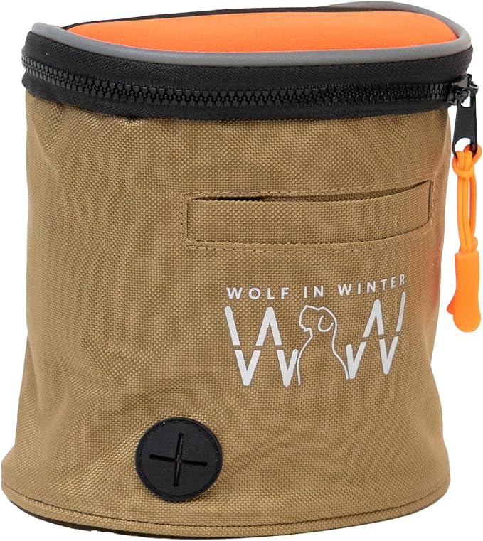 Quickdraw Treat Pouch – Compact Dog Training Bag with Reflective Trim, Built-in Poop Bag Dispenser, and Adjustable Waist Belt – Ideal for Walks, Hikes, and Training Sessions (Orange) - Image 7