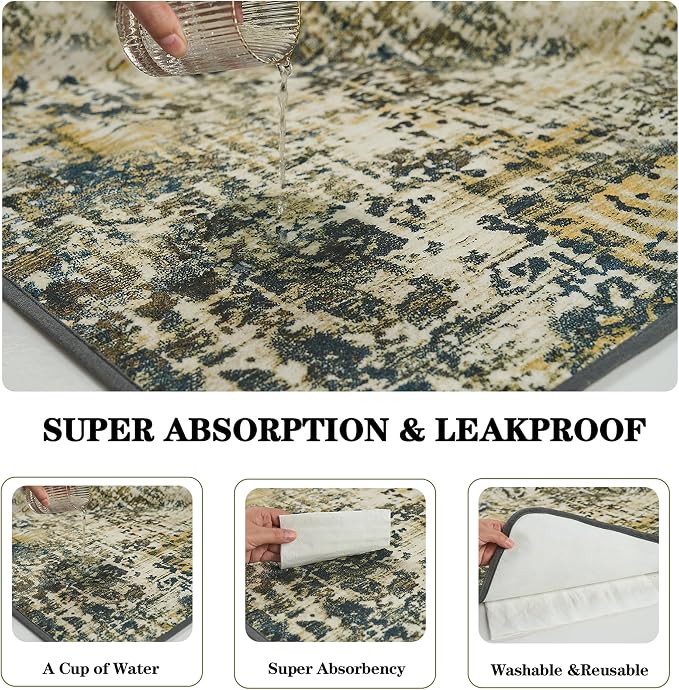 Qeils Washable Pee Pads for Dogs, Reusable Puppy Pads 18"x 24" 2 Pack | Leak-Proof, Super Absorbent Potty Training Pads With Non-Slip Backing For Crates, Floor, Playpen, Whelping & Furniture - Image 2