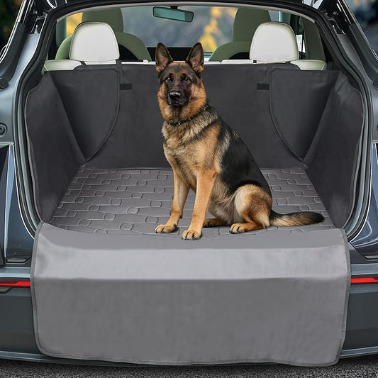 Trunk Cargo Liner Dogs for Tesla Model Y Juniper 2025 26 Dog Car Seat Cover | Waterproof Pet Cargo Cover Dog Seat Mat Upgraded 600D Heavy Duty Waterproof Scratch-Resistant Dog Hammock by Arcoche