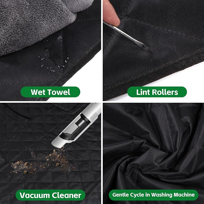 HAPPYHORSE Pet Dog Trunk Cargo Liner Compatible with Land Rover Defender 110 2020-2024 Waterproof and Non-Slip Dog Seat Cover Area Protector (Style B) - Image 6