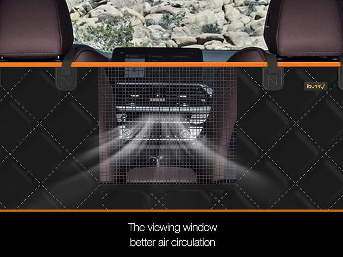 SUV Cargo Liner for Dogs, Waterproof Dog Cargo Cover with Bumper Flap Protection Durable Toyota Rav4 Trunk Mat for Pets Keep Your Vehicle Trunk Clean Universal Fit SUV Car Seat Cover - Image 3