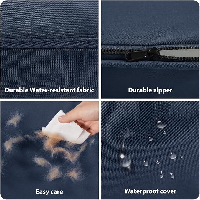 BFPETHOME Outdoor Waterproof Dog Bed for Large Dogs, Washable Cover, 54" | Outdoor & Indoor Use, Waterproof, For Medium, Large, Extra Large Dogs, Orthopedic, Egg Crate Foam, Up to 130 lbs - Image 7