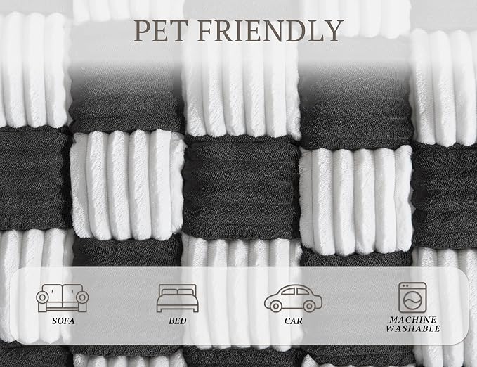 Couch Cushion Cover for dogs Sofa Cover Washable Pet Love Seat Couch Covers for Sofa Slipcovers Couch Protector Blanket for Dogs Sofa Cushion Covers for Pets Washable Pad Black 70x180cm/27.6x70.9in - Image 2