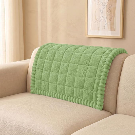 Smiry Couch Cover for Dogs, Non Slip Fuzzy Pet Sofa Arm Covers Washable | Sofa Slipcovers for Armrest & Backrest, Soft Thick Furniture Protector for Cats Dogs, Against Fur, Dirt (35.4"x35.4") by Smiry
