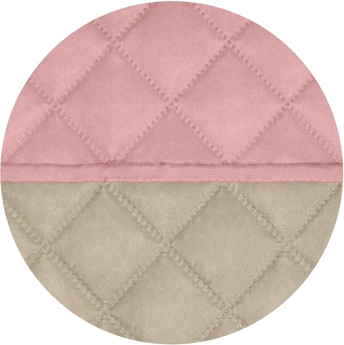 PureFit Reversible Recliner Chair Covers Couch Covers for Dogs, 19 in | Pink/Beige, Water Resistant Couch Protector, Washable Pet Couch Cover with Non Slip and Elastic Straps For Kids - Image 5