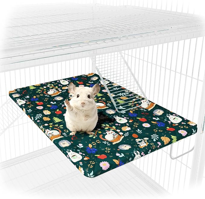 Ferret Cage Liner for Ferret Nation & Critter Nation Cage | Washable Bedding, Leakproof Cage Accessories for Ferrets, Chinchillas, Rats & Other Small Animals (Shelf Liner) by Unknown