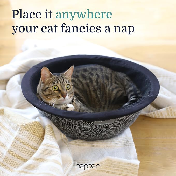 Hepper Cat Nest - Washable Cat Bed with Removable Fleece Liner - Image 4