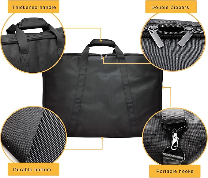 40" Dog Playpen Storage Bag, Suitable for Foldable Exercise Pet Playpens, Dog Fence Travel Bag with Handles for Camping and RV Trip, Waterproof Oxford Fabric - Image 4