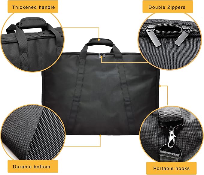 45" Dog Playpen Storage Bag, Suitable for Foldable Exercise Pet Playpens, Dog Fence Travel Bag with Handles for Camping and RV Trip, Waterproof Oxford Fabric - Image 3