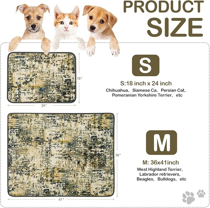 Qeils Washable Pee Pads for Dogs, Reusable Puppy Pads 36"x 41" 2 Pack | Leak-Proof, Super Absorbent Potty Training Pads With Non-Slip Backing For Crates, Floor, Playpen, Whelping & Furniture - Image 5