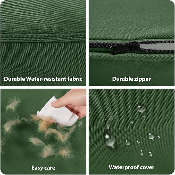 BFPETHOME Outdoor Waterproof Dog Bed for Large Dogs, Washable Cover, 47" | Outdoor & Indoor Use, Waterproof, For Medium, Large, Extra Large Dogs, Orthopedic, Egg Crate Foam, Up to 110 lbs - Image 7