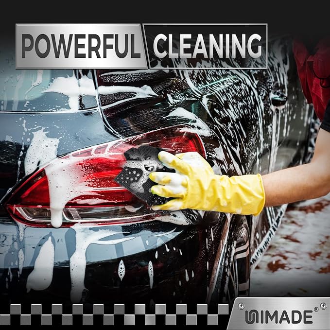 UNIMADE Microfiber Cleaning Cloth, 400 Pack Microfiber Towels for Cars | Commercial Grade Work Rags Bulk Detailing Cloth for Automotive Bar Mechanic Garage Housekeeping, 11.5"x 11.5", Black - Image 4