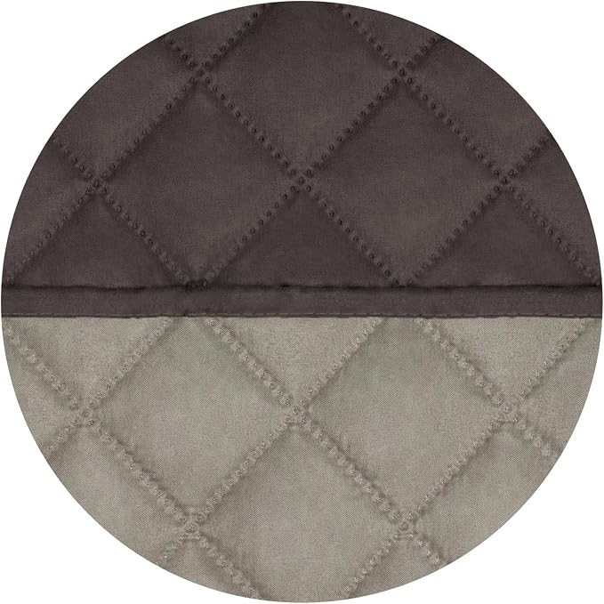 PureFit Reversible Quilted Sofa Cover Dog Couch Covers for Sofa, 28 in | Chocolate/Beige, Water Resistant Couch Protector, Washable Pet Couch Cover with Non Slip and Elastic Straps For Kids - Image 5