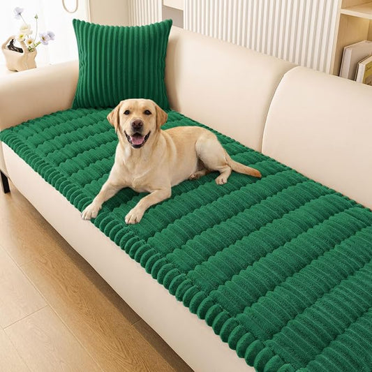 Smiry Couch Cover for Dogs, Non Slip Washable Sofa Protector for Pets | Soft Furniture Cover for Leather & Fabric Couches, Cozy Protect Against Fur, Dirt & Messes, Pet Friendly, 27.6"x47" by Smiry