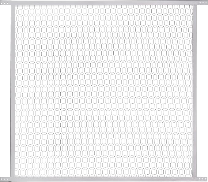 Guardian Steel Pet Grille Screen Door Protector for Dogs Pets Cats Scratch Protector Replacement (Grey, 30 inch) Screen Door Guard Pet Proof Rv Screen Door Grill Guards by GuardianBuilt