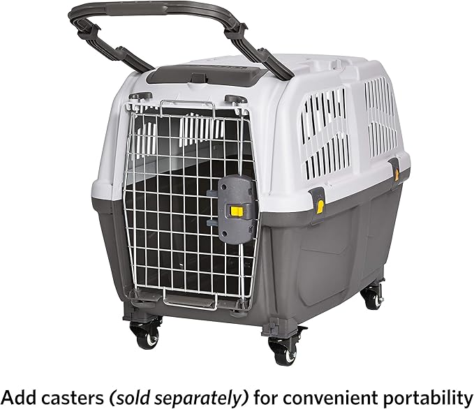 MidWest Homes for Pets Skudo Plastic Carrier, 27-Inch Ideal for Small / Medium Dog Breeds with an Adult Weight of 26-35 Pounds
