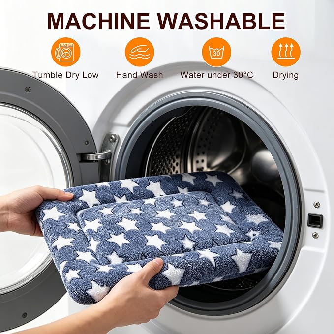 Dog Bed Mat, Reversible Crate Pad & Cute Dog Bed - Machine Washable Kennel Mat with Ultra Soft for Medium Dogs - Image 5