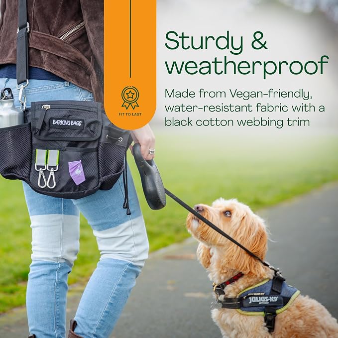 | The Original Dog Walking Bag | As Seen On Dragons’ Den | Lightweight & Practical Design | Carry Dog Toys, Dog Treats, Poop Bags & More With Ease | Extendable Shoulder Strap & Waistband - Image 6