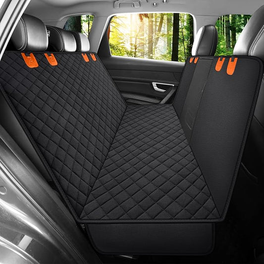GXT Dog Back Seat Cover Protector for Cars SUV and Trucks with Mesh Window, Scratchproof Nonslip and Waterproof Material by GXT