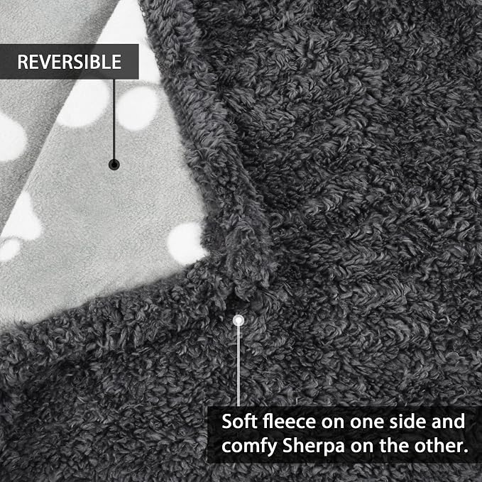 Kritter Planet Waterproof Reversible Pet Blanket for Small Dogs | 30 x 50 Inch, Washable Pet Protector for Sofa, Couch, Crates and Car Seats, Guards Against Fur, Dirt and Everyday Spills - Image 4