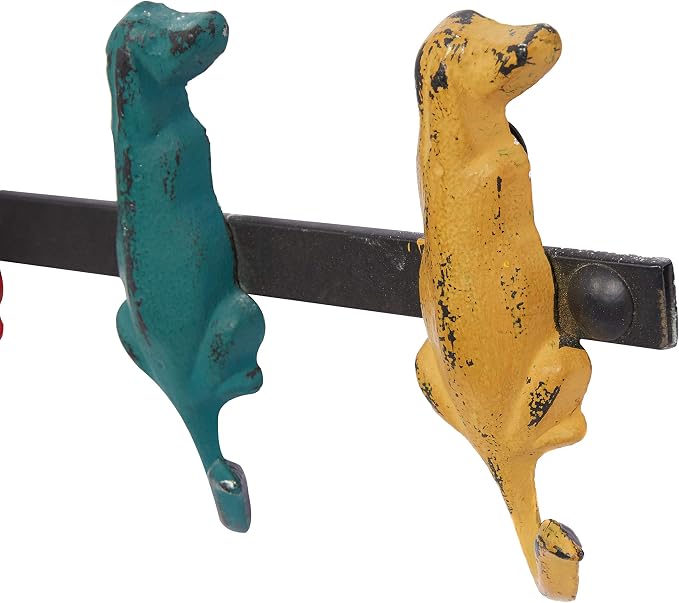 Metal Dog Wall Hooks 19"W, 5"H - 55513 - Image 4
